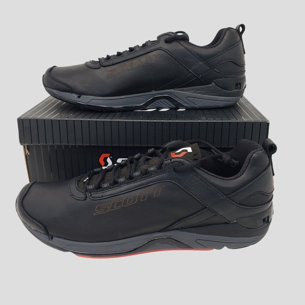 SCOTT T2 Original Leather Black Men's Running Shoes size 13